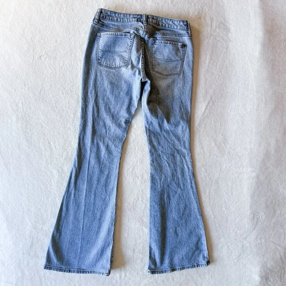 Women's B by Bullhead Pac Sun Jeans | Skinny Flare | Light Wash | Size 7 - Picture 3 of 14